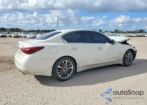 2018 Infiniti Q50 Luxe из США, поврежденный, VIN JN1EV7AP5JM590480